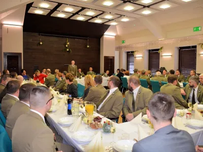 sala wykładowa, nadleśnictwo w Lubsku. obrady.