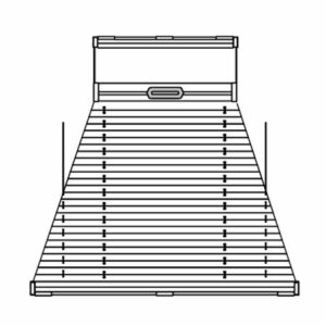 roleta plisowana trapez